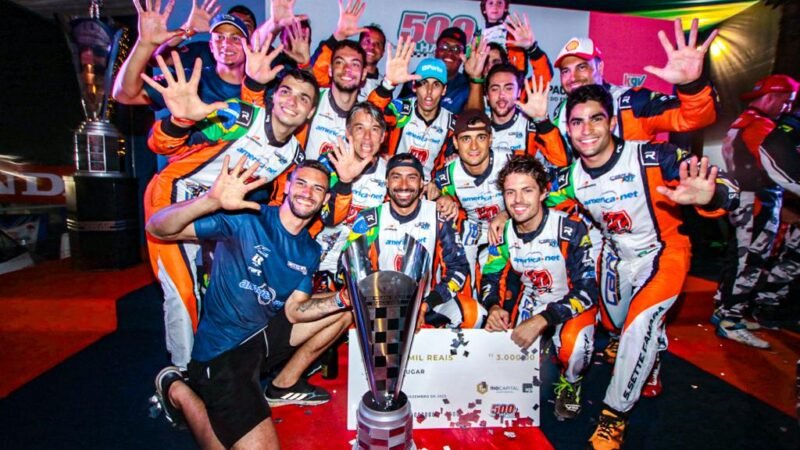 Gabriel Bortoleto e Felipe Drugovich conquistam 500 milhas de Kart