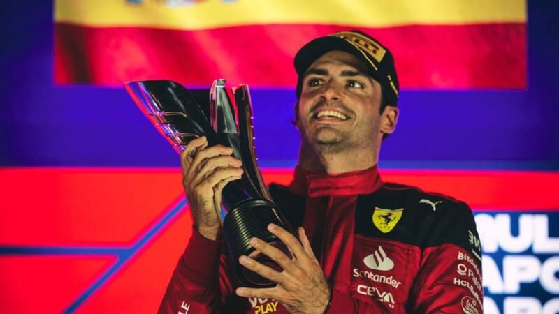 Carlos Sainz quer ser campeão com a Ferrari: “Minha principal motivação é ser campeão mundial”