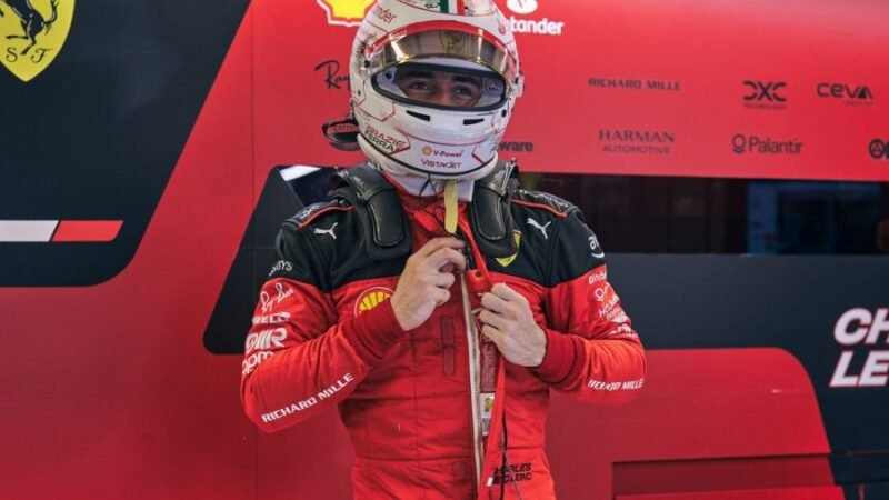 Ferrari faz primeiros testes com Sainz e Leclerc