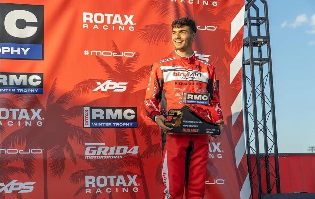 Léo Reis é vice-campeão do Rotax Winter Thophy 2024 em Orlando