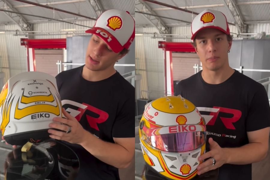 Stock Car: Petecof mostra novo design de capacete; veja