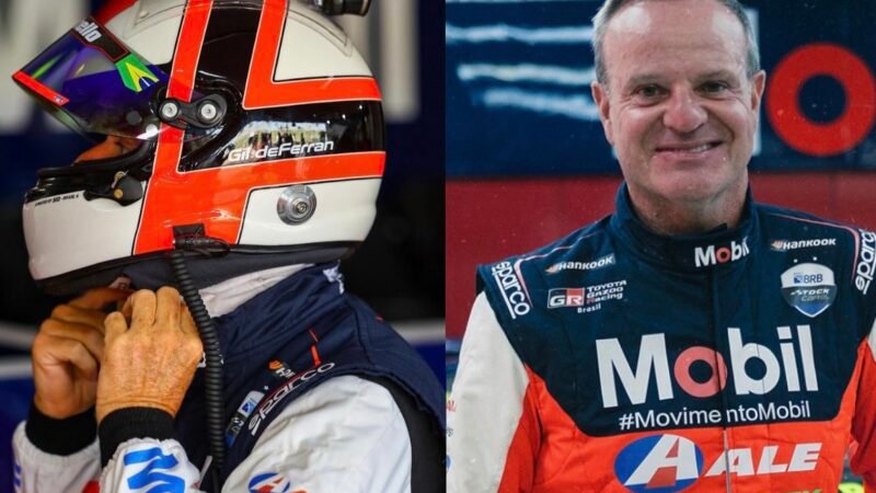 Stock Car: Rubens Barrichello homenageia Gil de Ferran em seu capacete