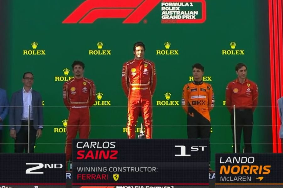 F1: Ferrari faz dobradinha e Norris completa primeiro pódio sem RBR