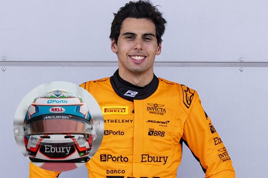 F2: Gabriel Bortoleto conta sobre seu design de capacete